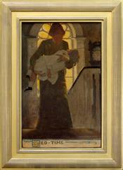 Bed-Time, Scribners Monthly Magazine Illustration