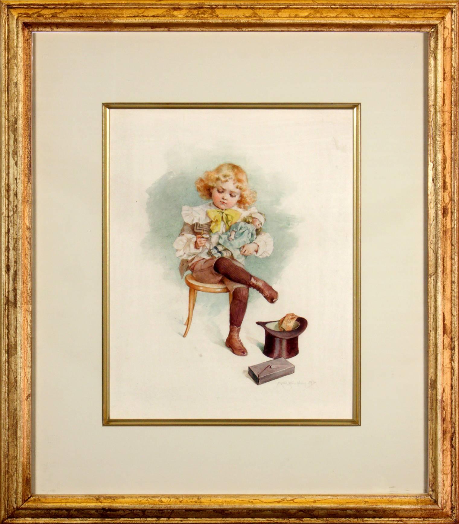 Little Physician - Painting by Maud Humphrey