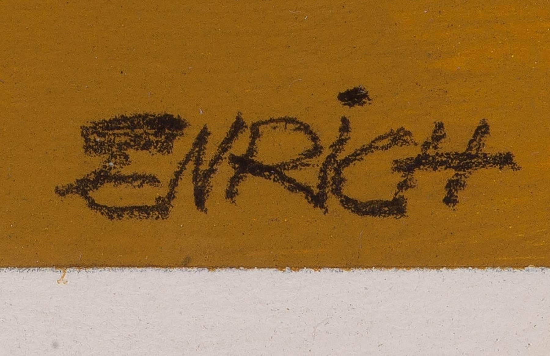 Cowboy in Difesa, Probabile copertina in brossura - Portrait Painting Beige di Enrich Torres