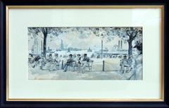 Battery Park with Statue of Liberty