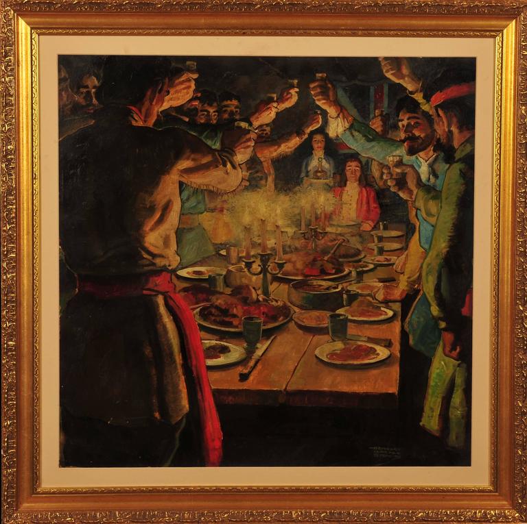 Herbert Morton Stoops - The Feast For Sale at 1stDibs