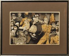 Crammed Scene, Likely by Rudy Pott