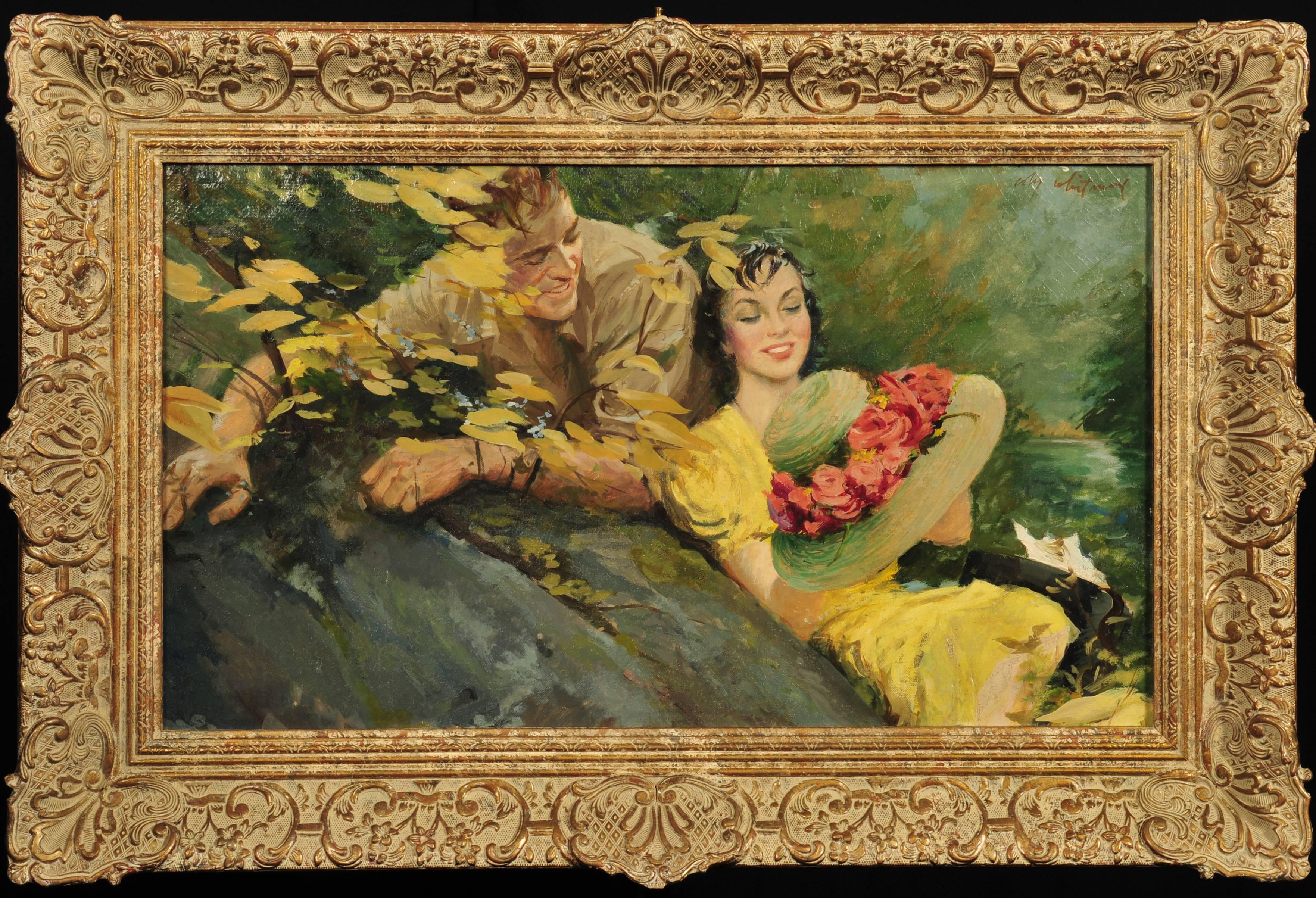 A Lovely Outing - Painting by Unknown
