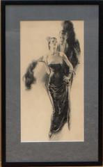 Drusilla: A Regular Knockout, Original Magazine Story Illustration