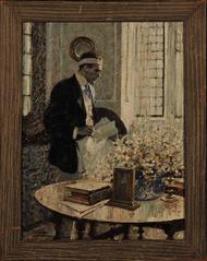 "I'm Sorry to Bother You About Our Bills..." Saturday Evening Post Illustration