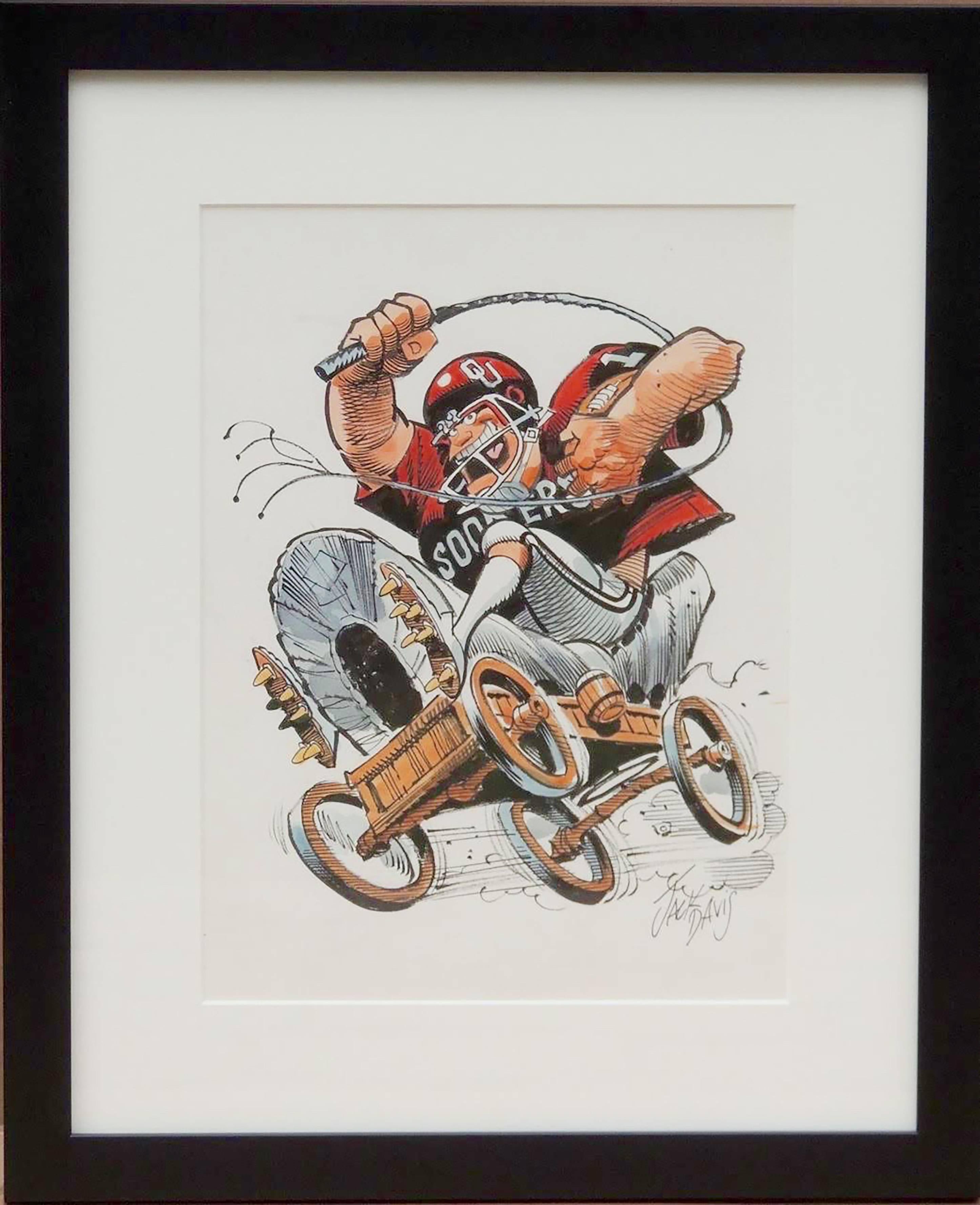 Oklahoma Sooners - Art by Jack Davis