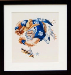 Dallas Cowboys Football Illustration