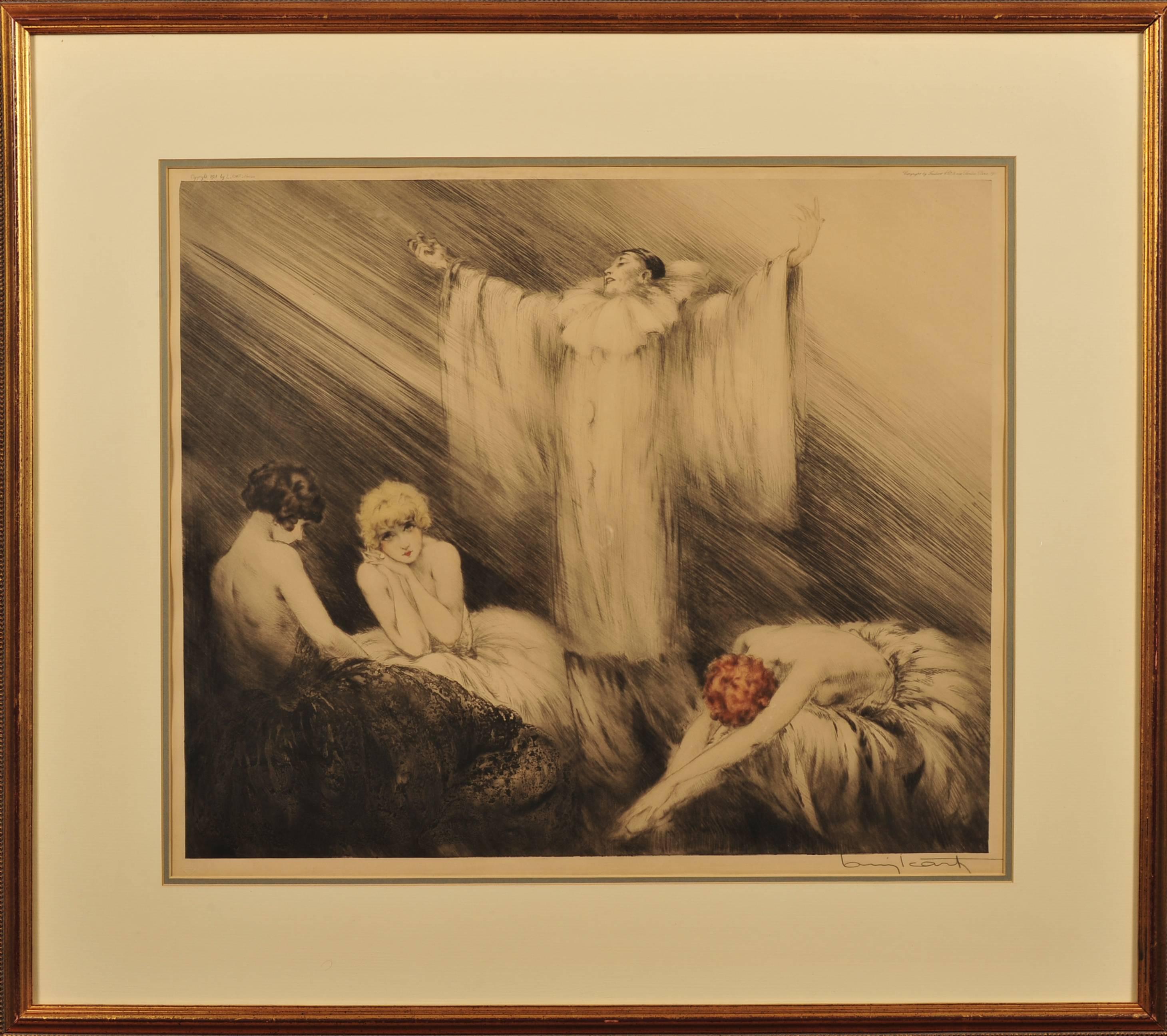 Le Poeme (El Poema) - Print de Louis Icart