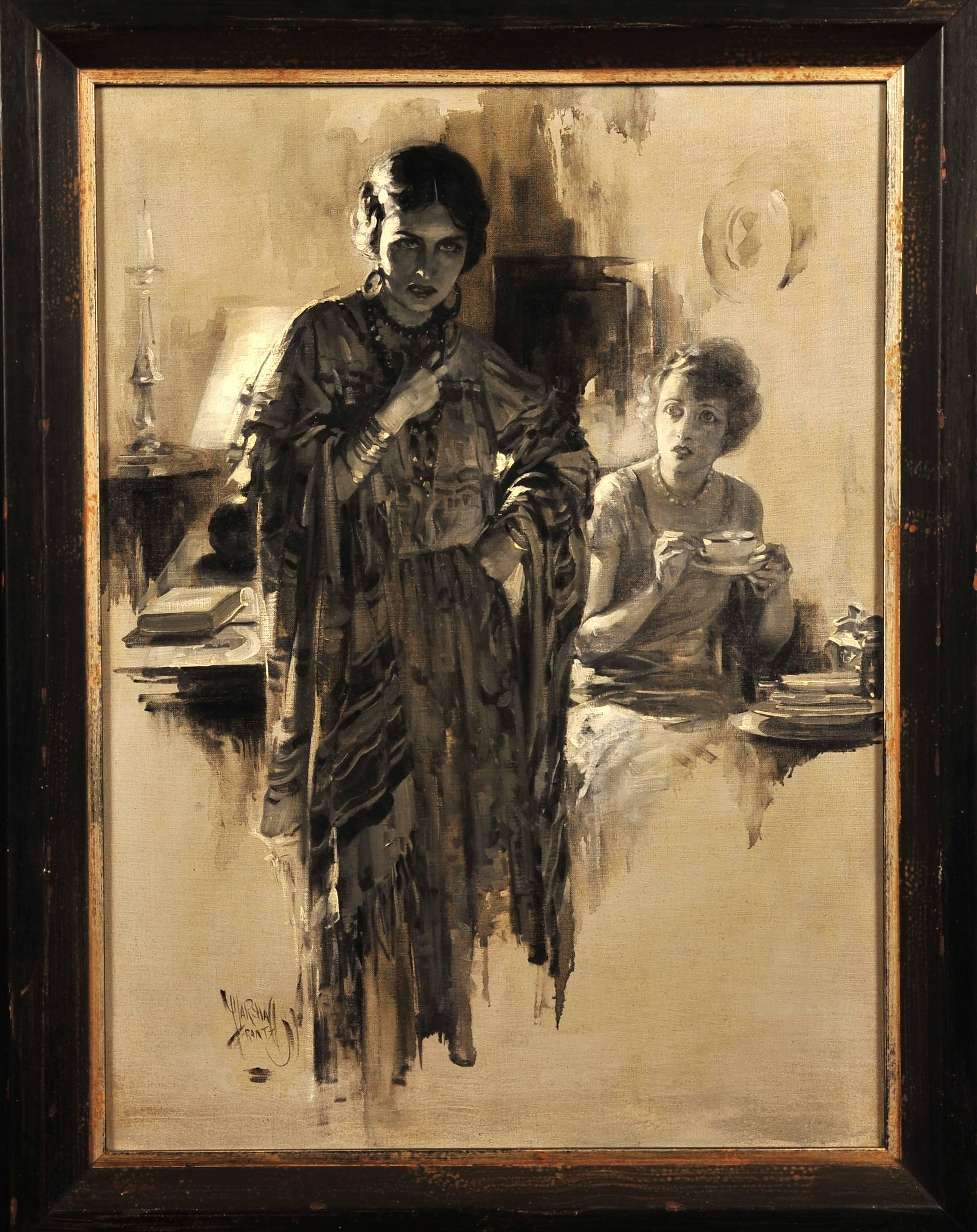 Un momento di rivelazione - Painting di Samuel Marshall Frantz