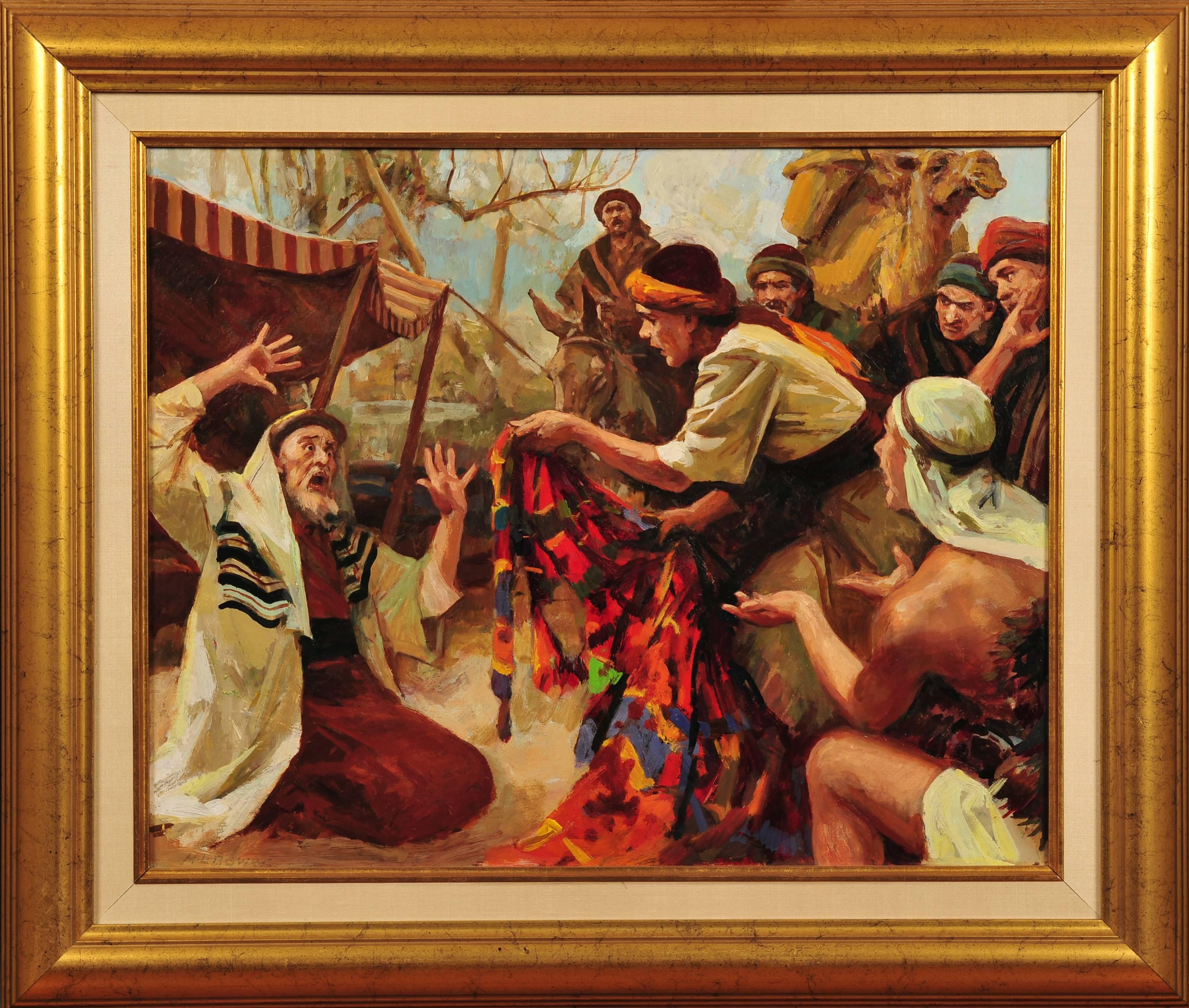 Thief, Biblical Illustration - Painting by Maurice L. Bower