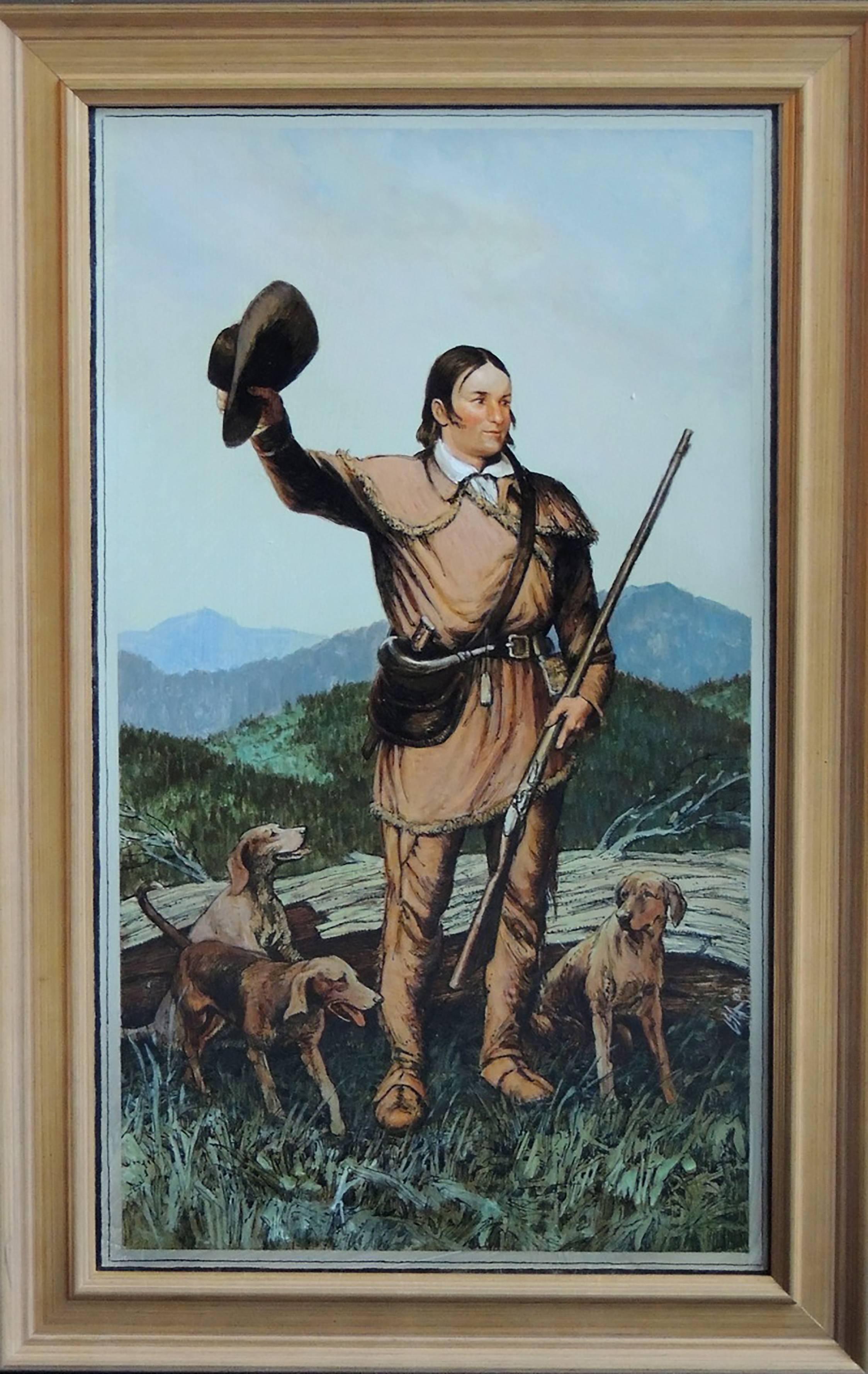 Davy Crockett of Tennessee - Painting by Louis S. Glanzman