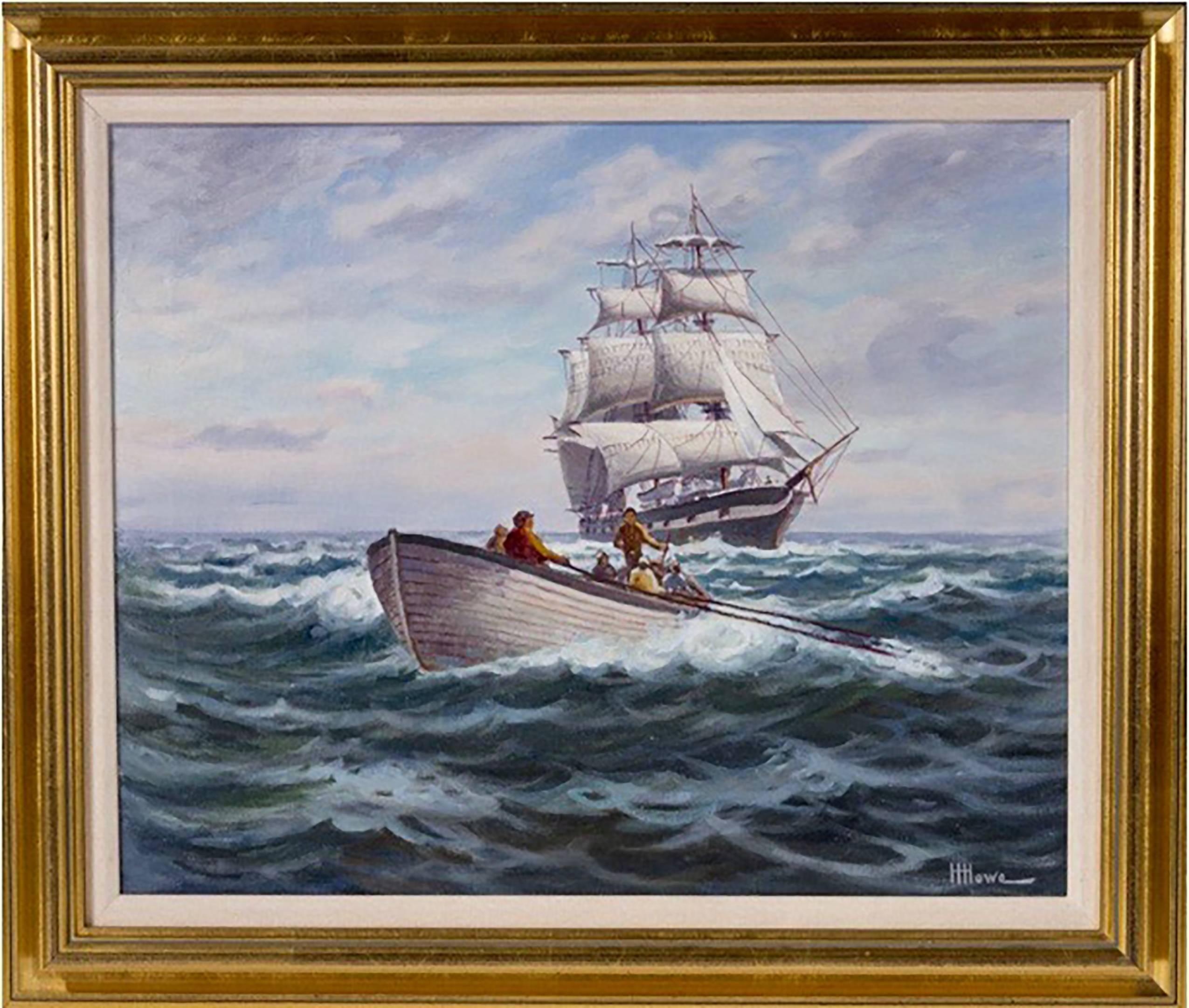 Going Ashore - Painting by Harry H. Howe