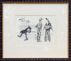 "Es folgten Worte..." Illustration der Geschichte für McClures Magazin