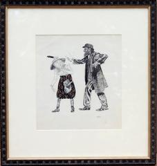 „Sie umklammerte ihren rechten lustvoll auf der Rückseite“ Illustration für McClures Magazin