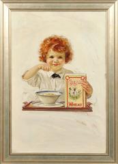 "Little Indian Sioux" Cream of Wheat Ad, Saturday Evening Post, 1920