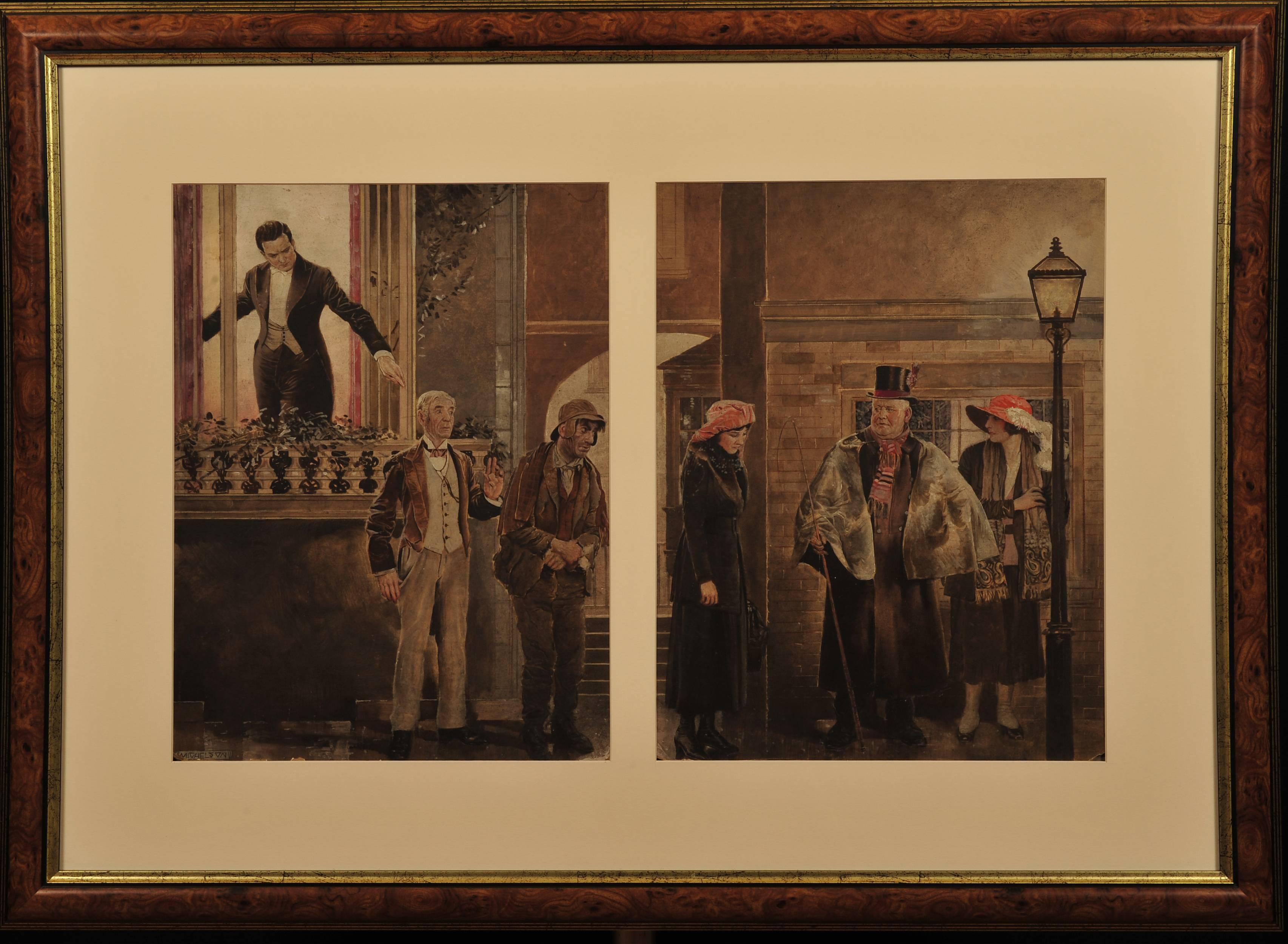 Ilustración de la Historia de Pigmalión - Painting de Gustav Michelson