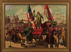 „Return of General Kosciuszko“ – Philadelphia Blended Whisky-Werbeplakat