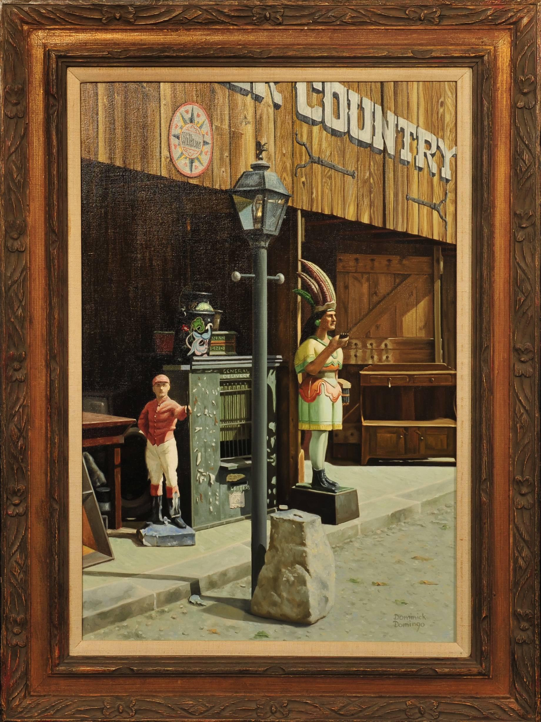 Country Store - Painting by Dominick Domingo