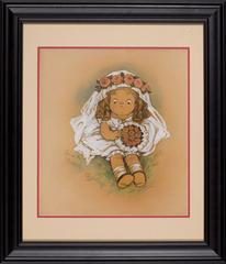 Jeune fille en robe blanche