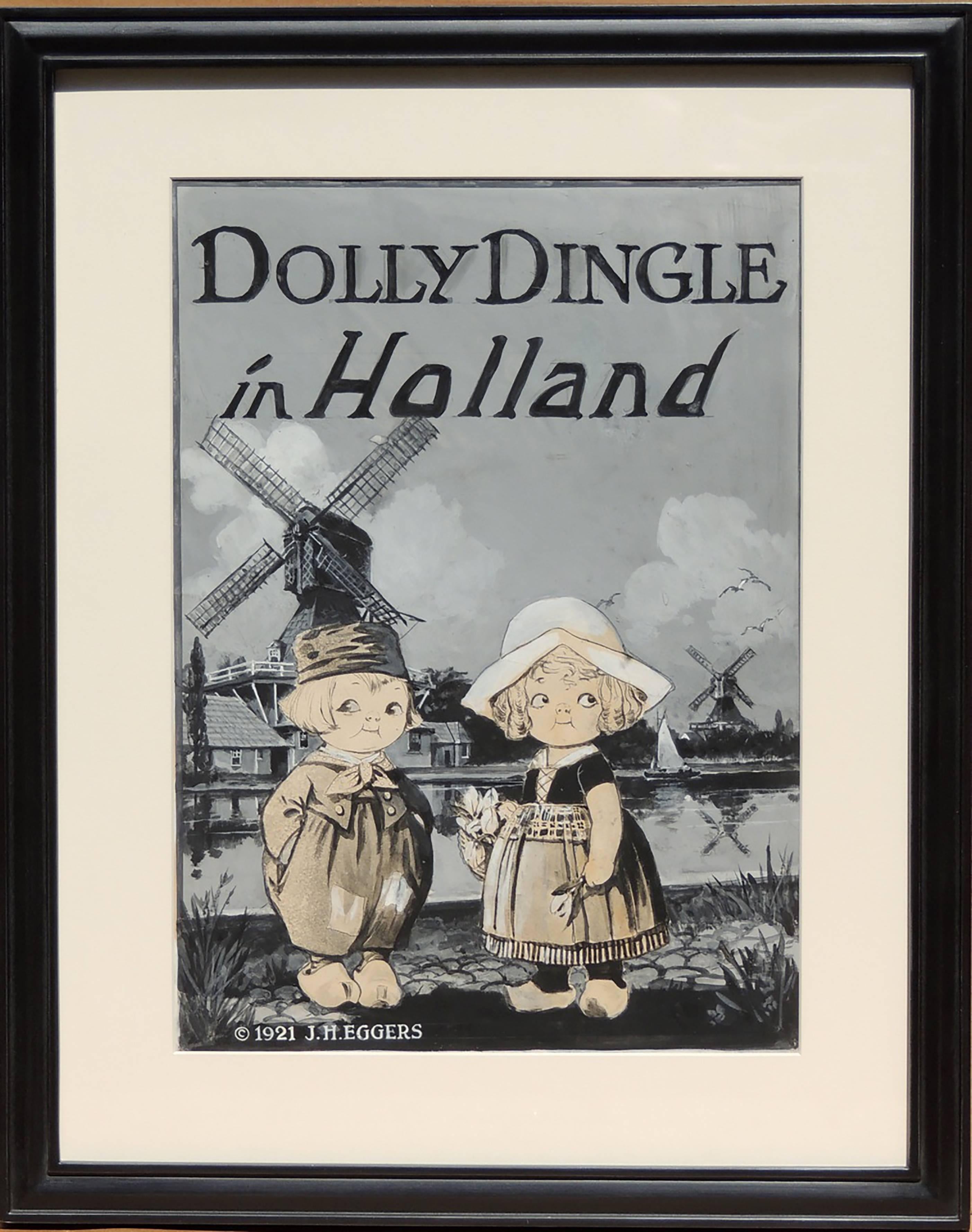 Dolly Dingle in Holland - Art by Grace G. Drayton