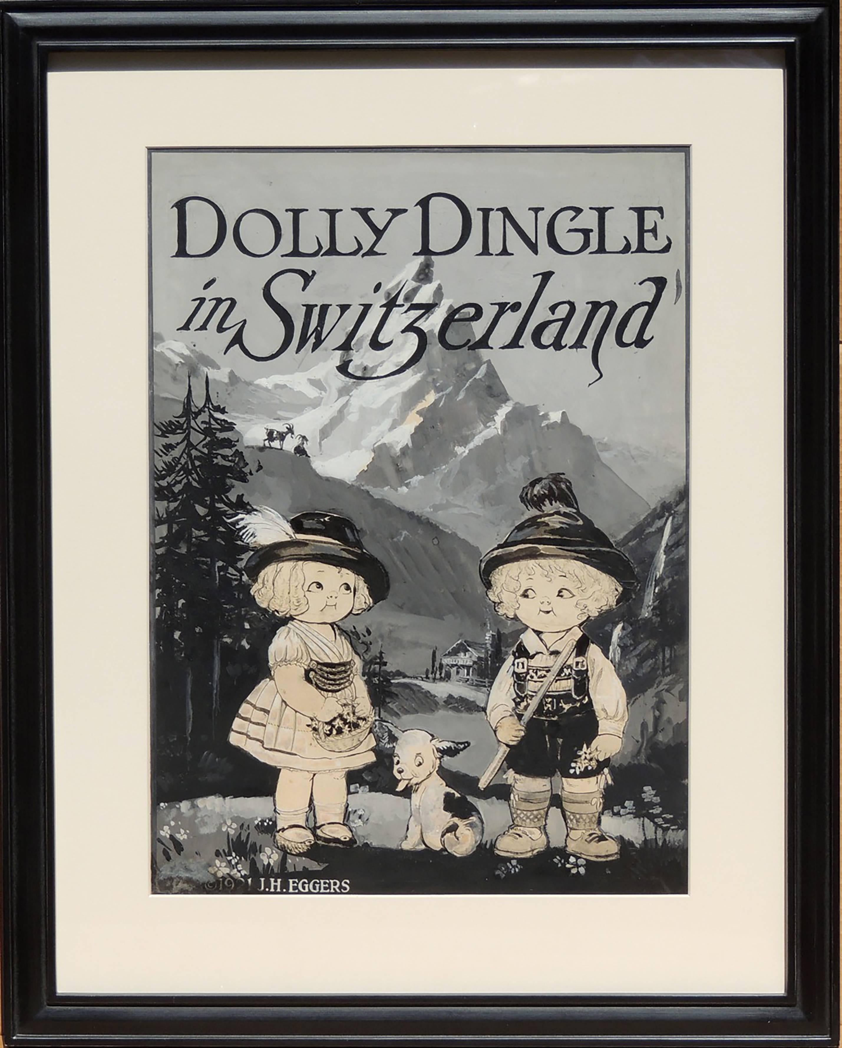 Dolly Dingle in Switzerland - Art by Grace G. Drayton