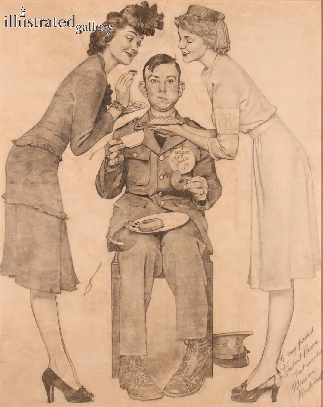 Study for 'Willie Gillis USO'
