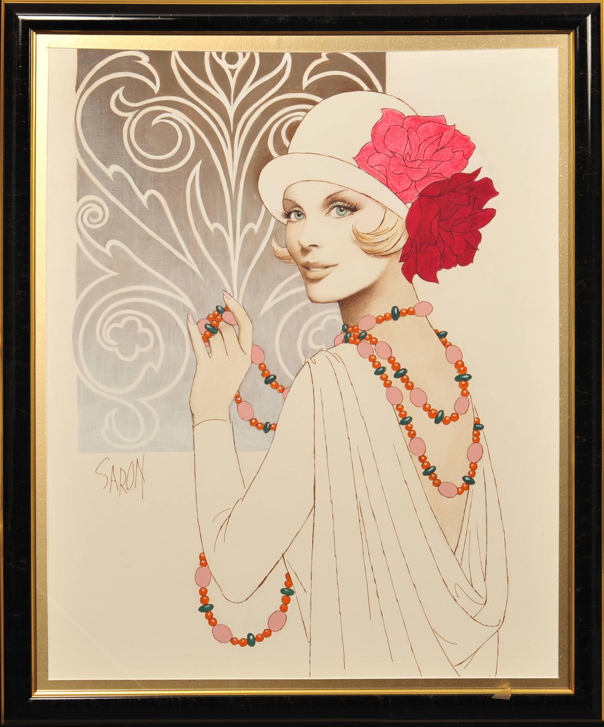 Rose gemütterte Frauen – Art von Arthur Sarnoff