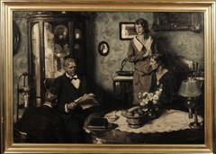 „Grimly, drei wurden gebeugt, um die Homosexualität zu retten.“Magazin Story Illustration