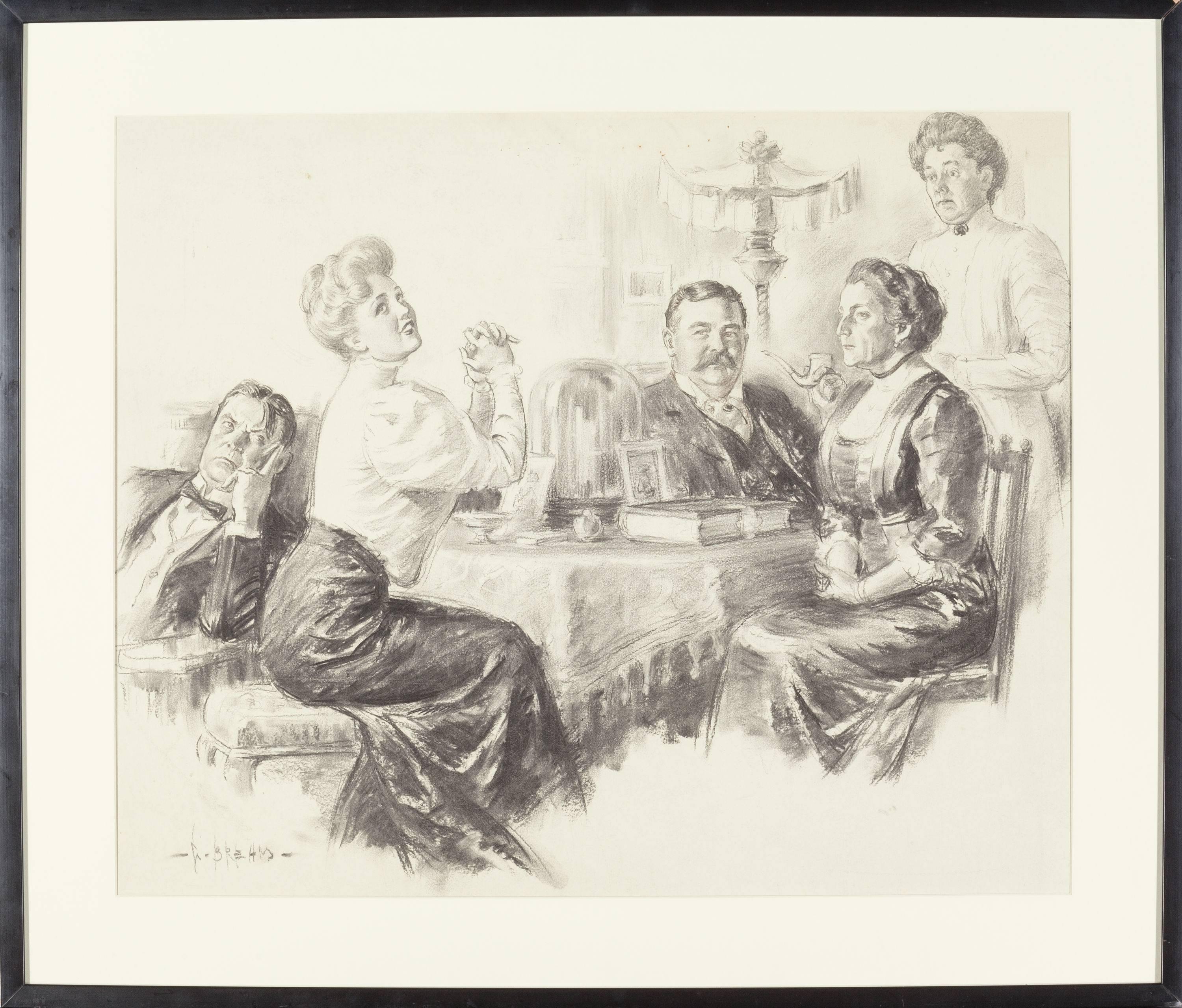 La conversazione - Art di George Brehm