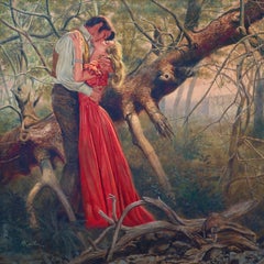 Reach for Tomorrow, Romantic original story illustration for Good Housekeeping