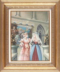 Millie e Repunzel, illustrazione del calendario Xanth