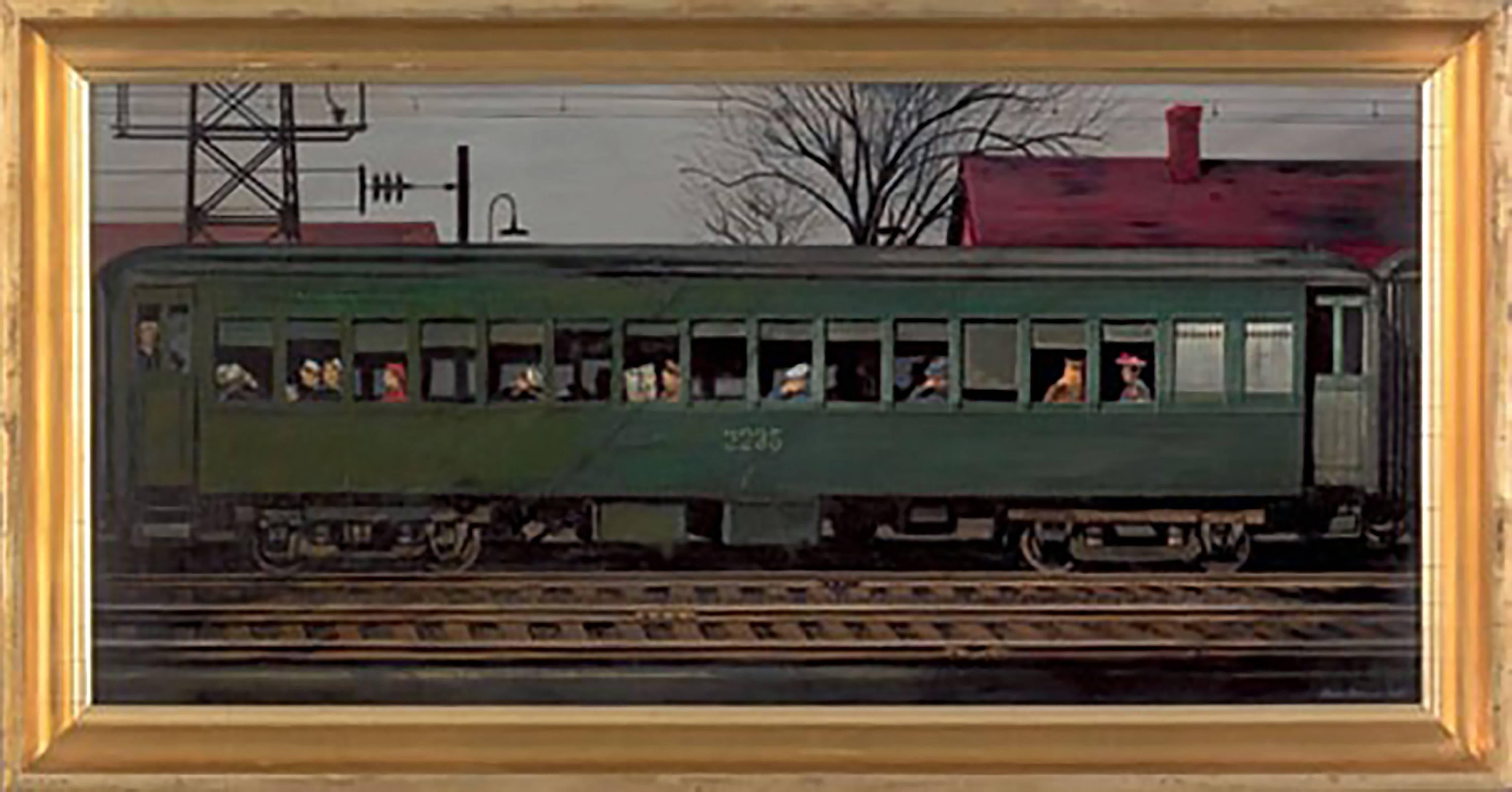 A Passenger Train - Painting by Stevan Dohanos