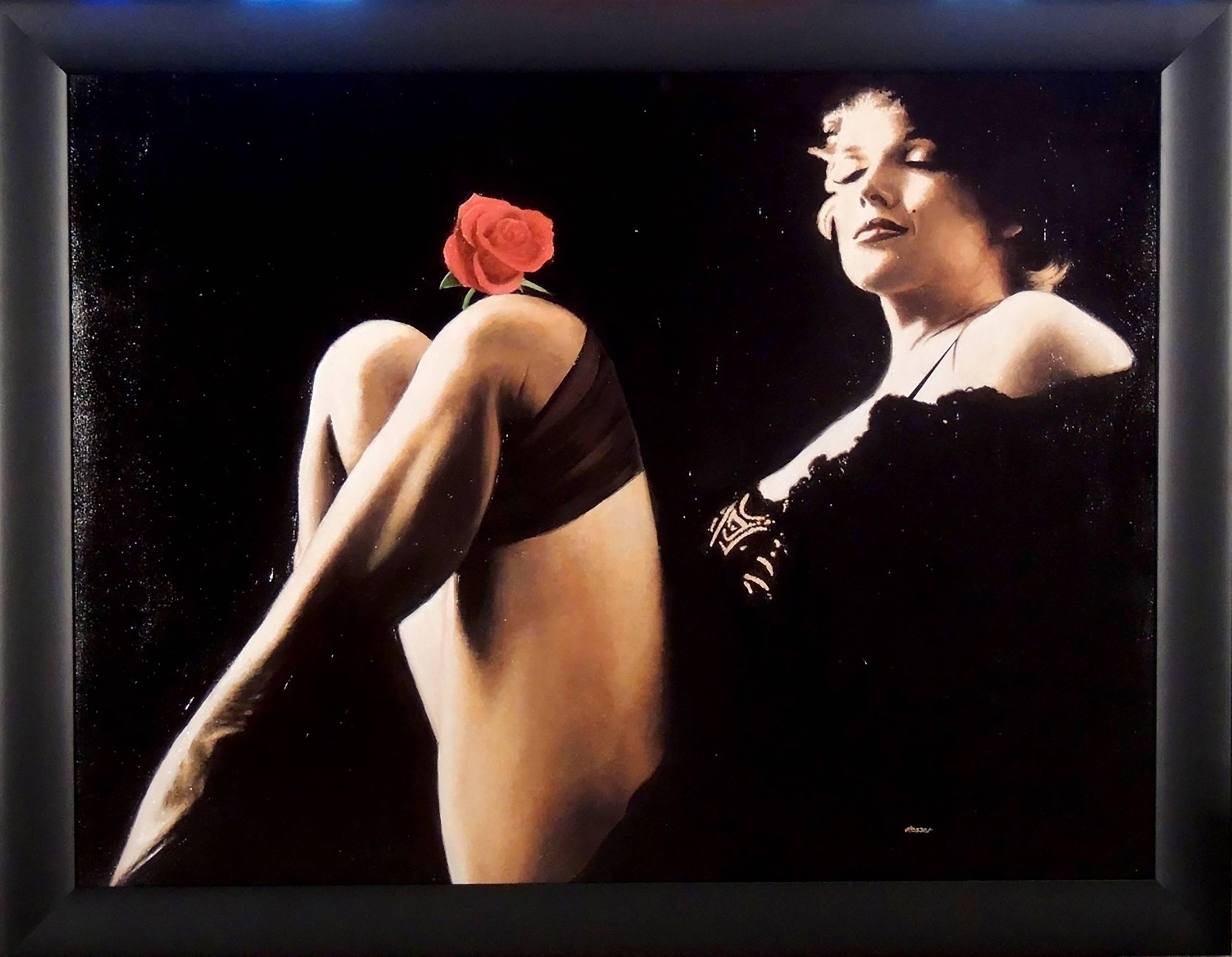 Marilyn Monroe - Feticismo - Painting di Ron Lesser