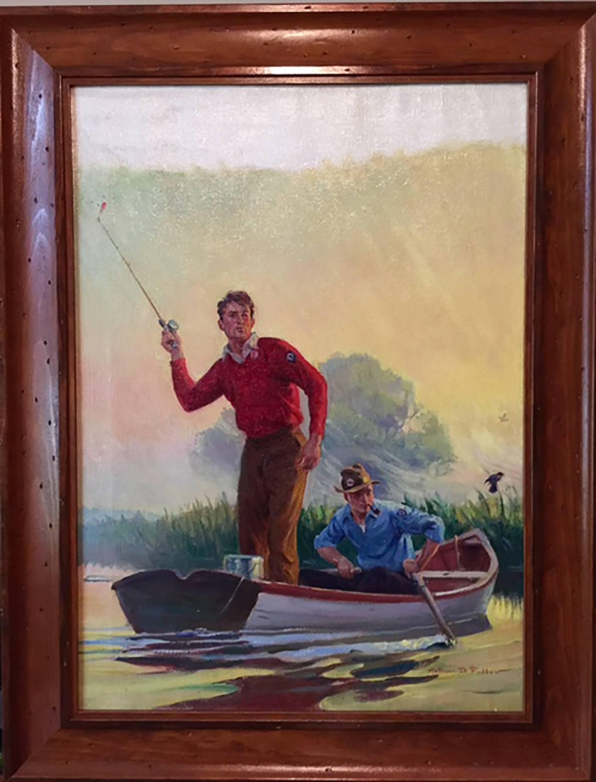 Field and Stream Magazine Cover - Painting by Arthur Fuller