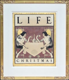 Diseño de portada de Navidad para la revista Life