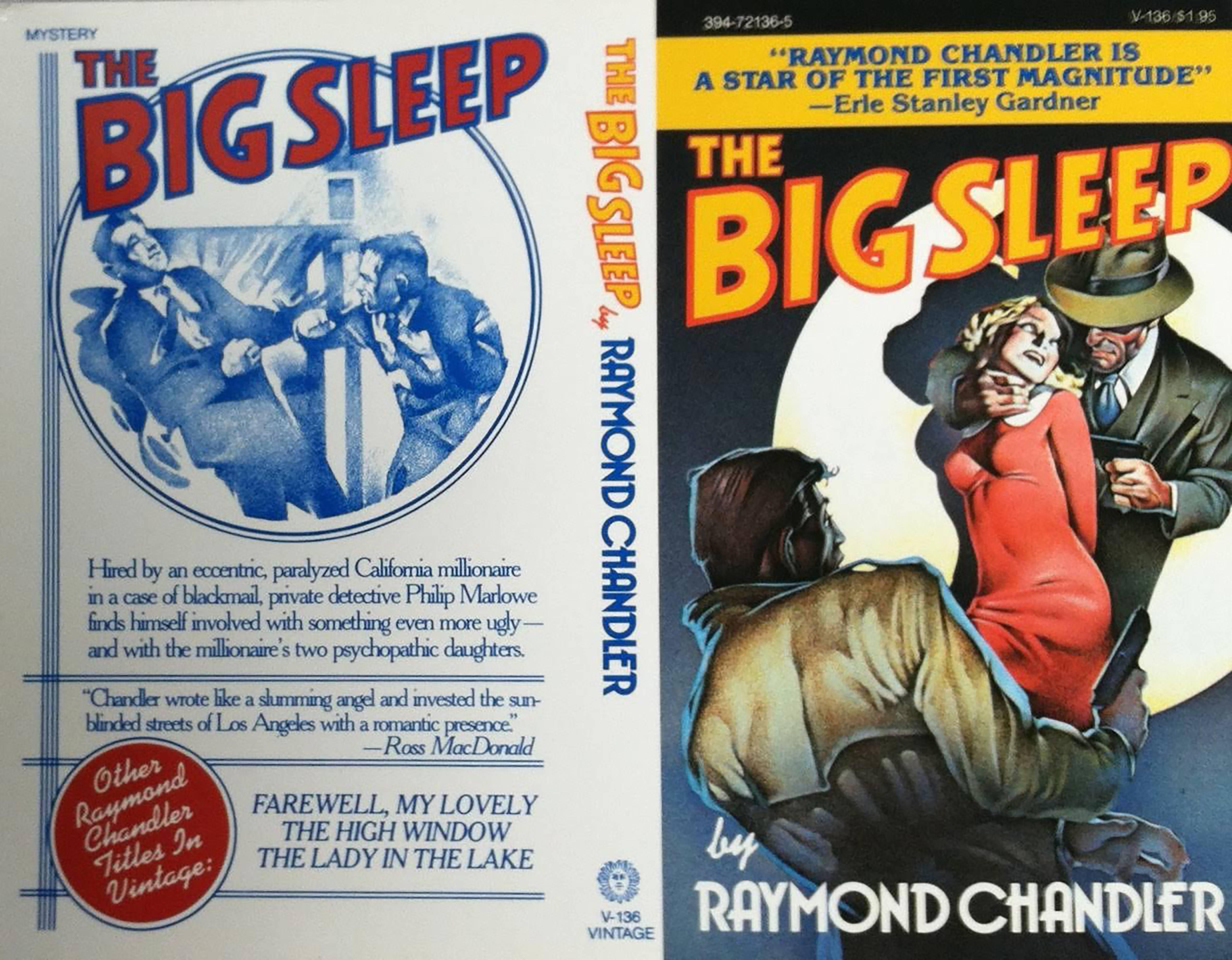 The Big Sleep, Paperback Cover - Art by Richard Waldrep