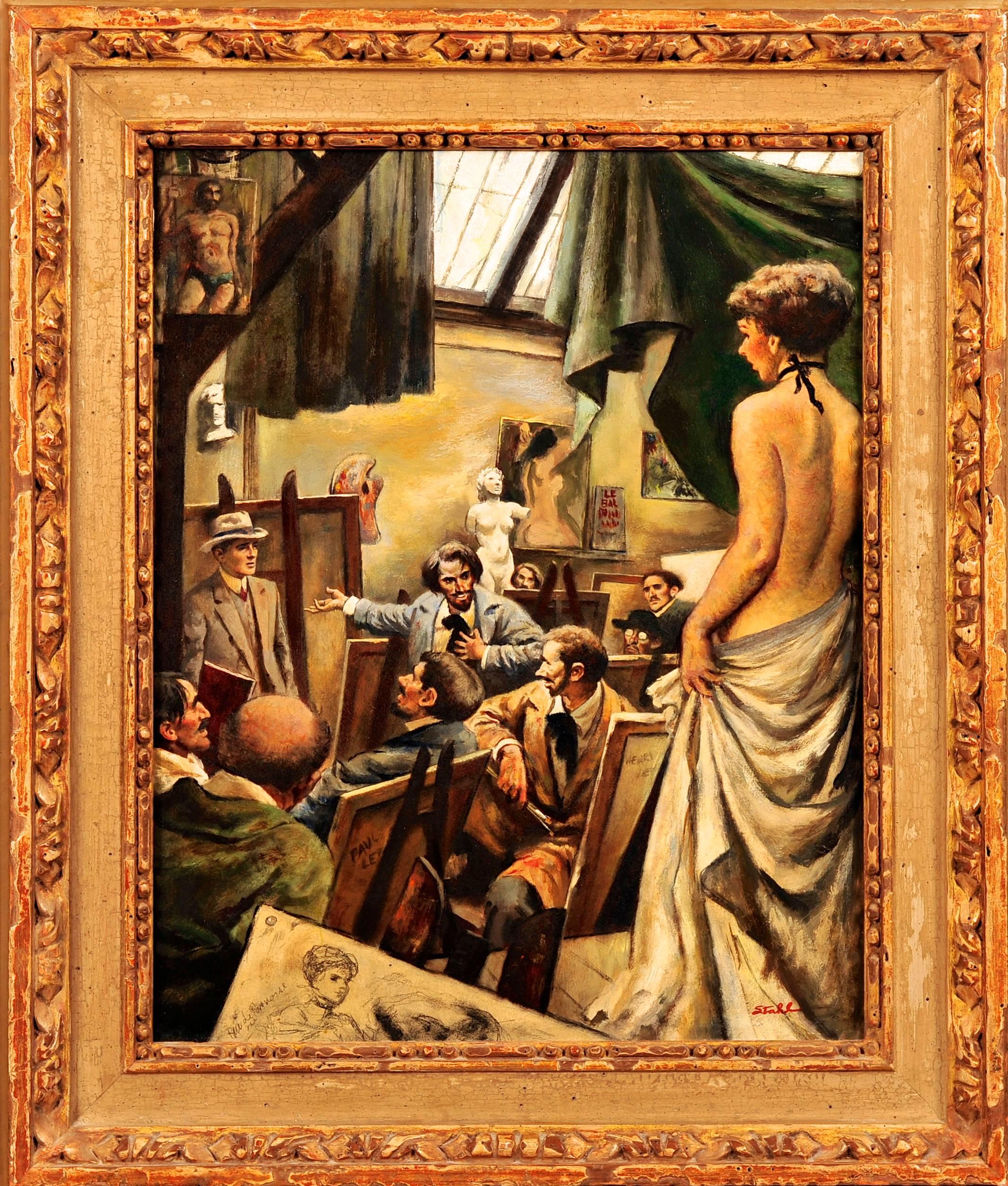 Il Grande Riflettore - Painting di Benjamin Stahl