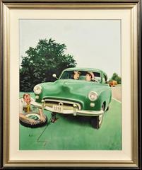 Flat and Chat, Saturday Evening Post Cover