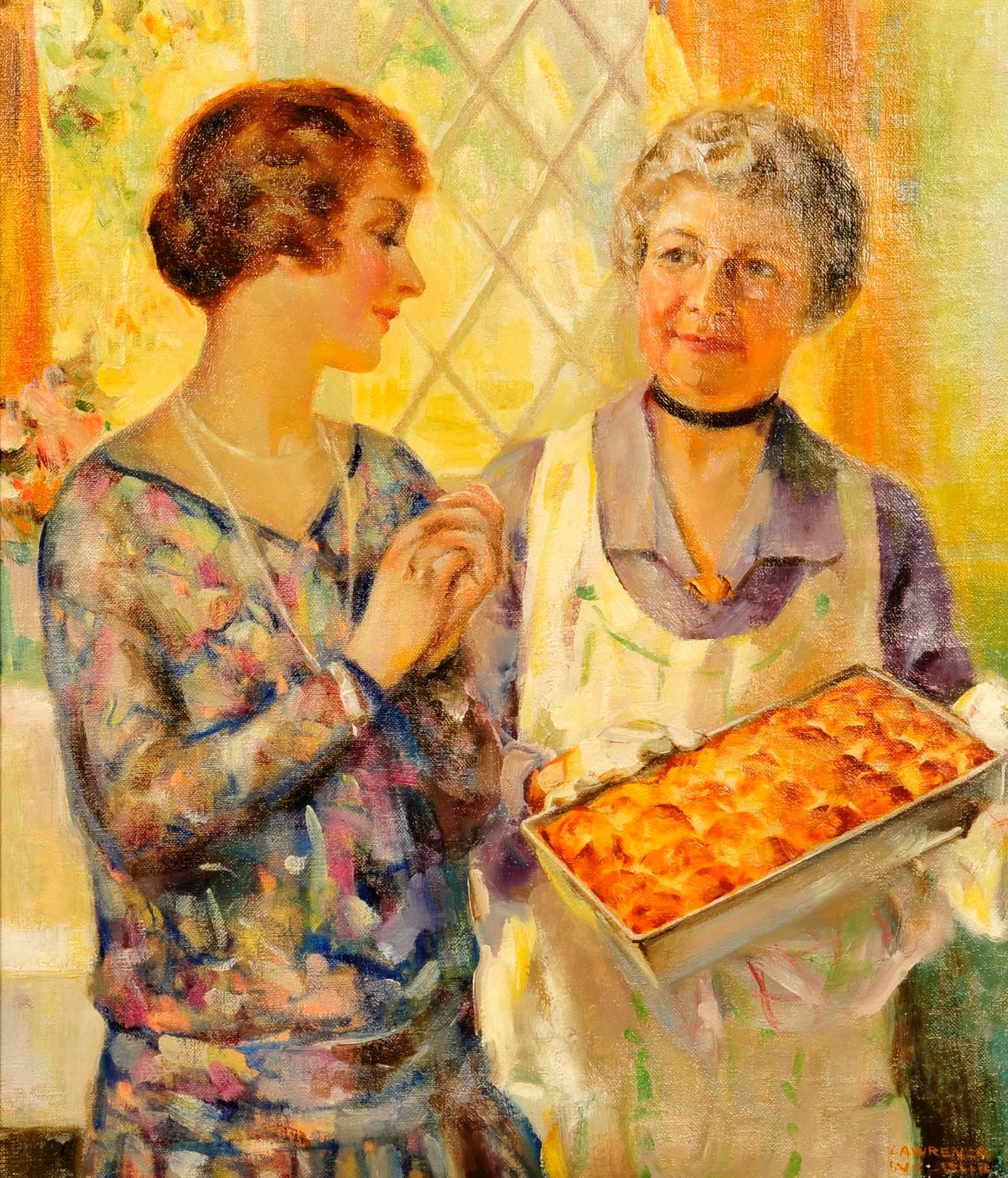 Baking Advertisement - Painting by Lawrence Wilbur