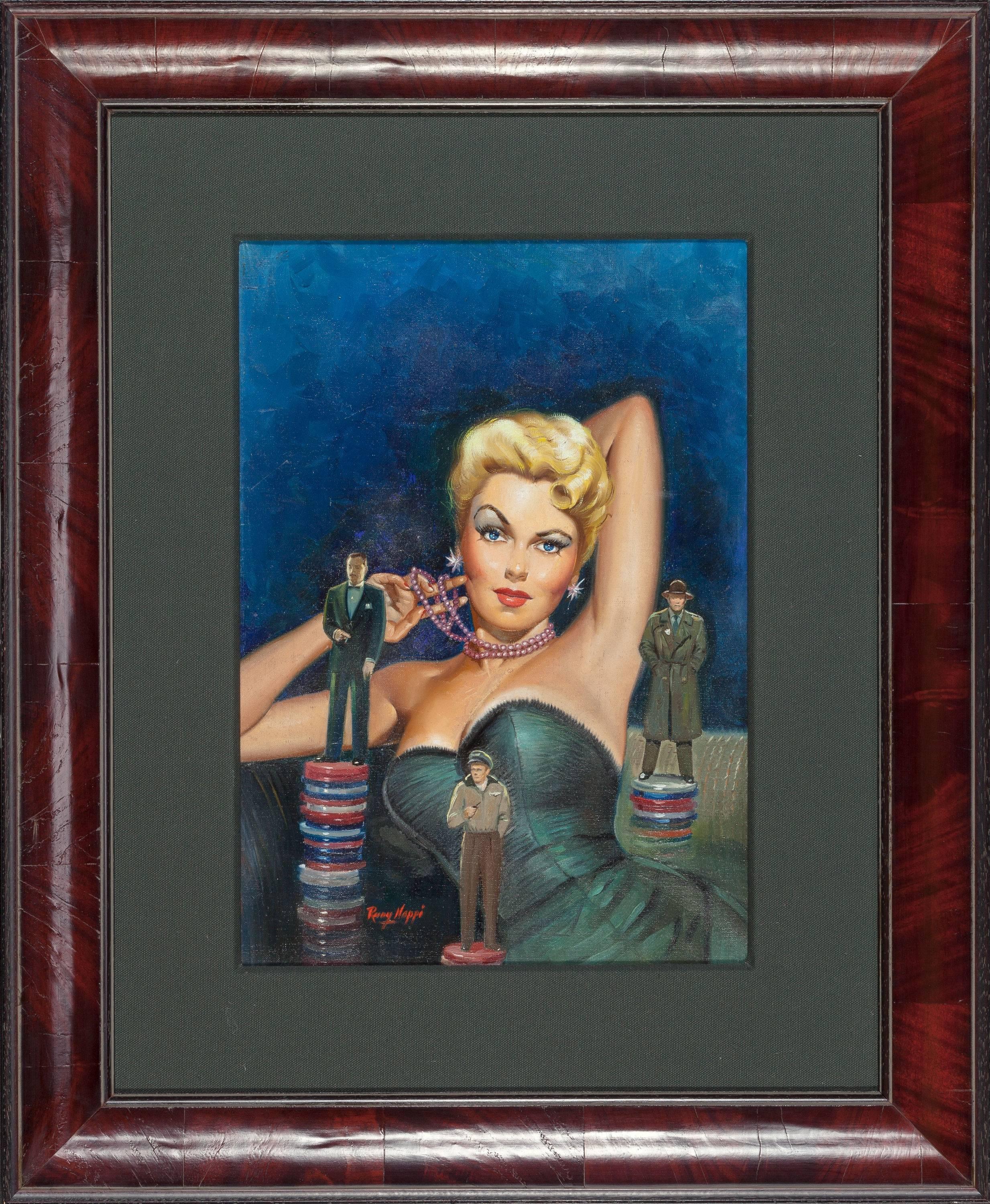 Gambler's Girl - Painting by Rudy Nappi