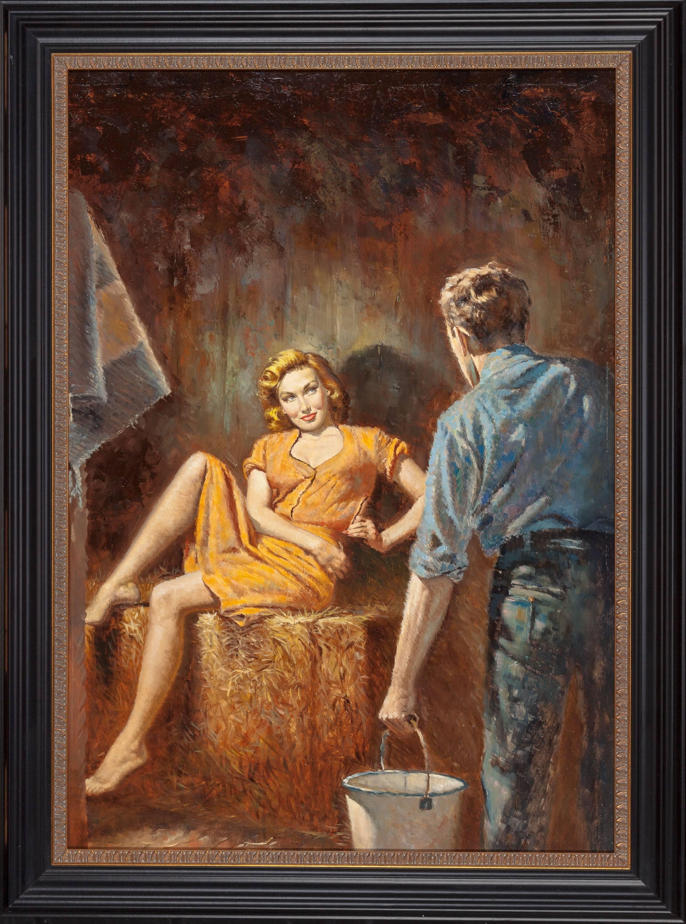 the farmer and his wife painting