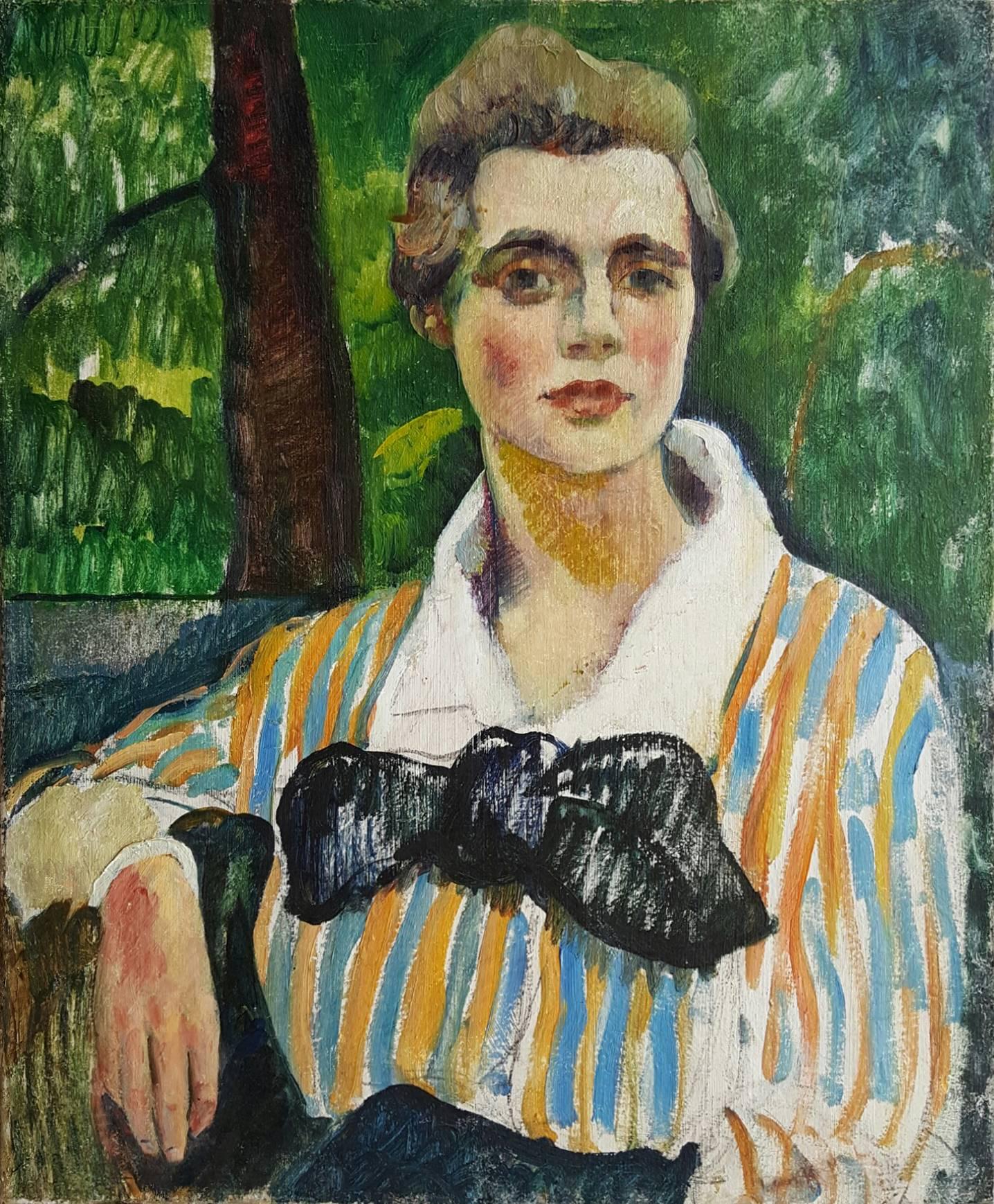 Leon Kroll Portrait Painting - Fauve Portait of a Woman