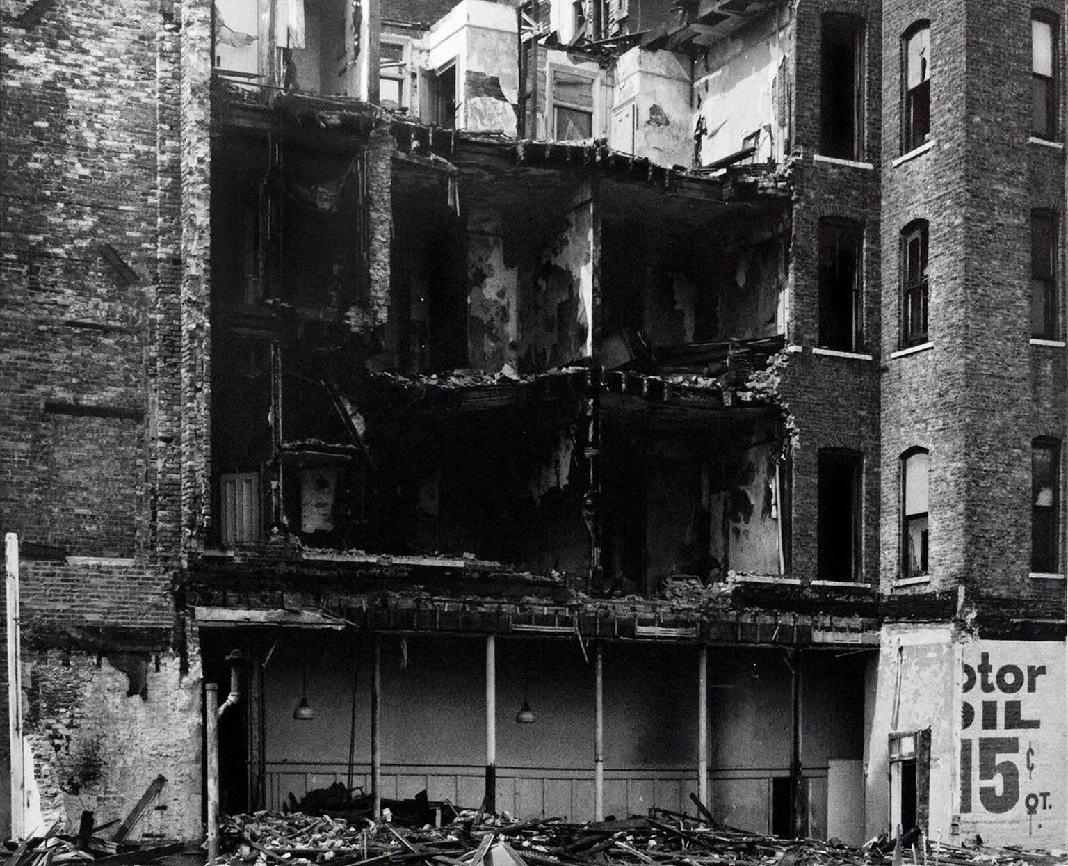 Aaron Siskind Landscape Photograph - Chicago 24, 1965 