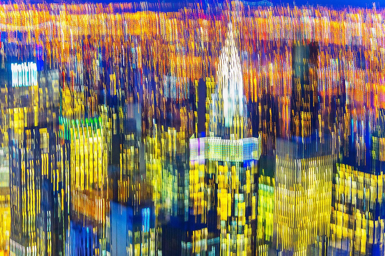 Chrysler Building Manhattan Blur – Mitchell Funk Street Photographer