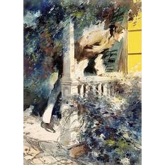 Man looking into Window 5