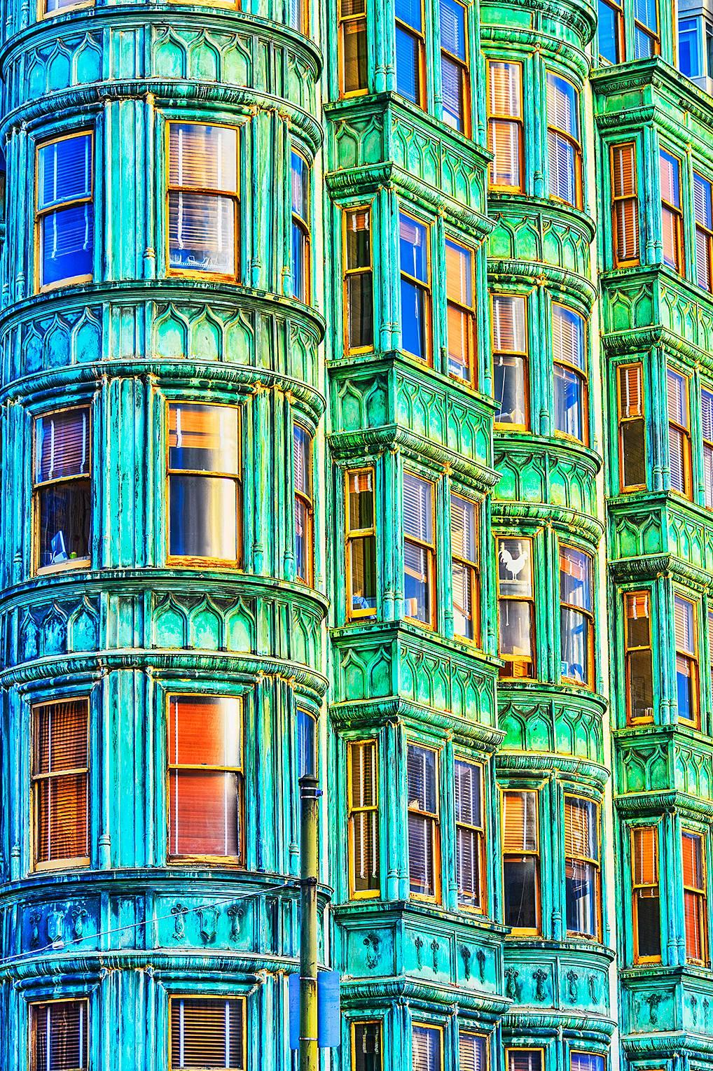 Mitchell Funk Abstract Photograph - Sentinel Building, San Francisco