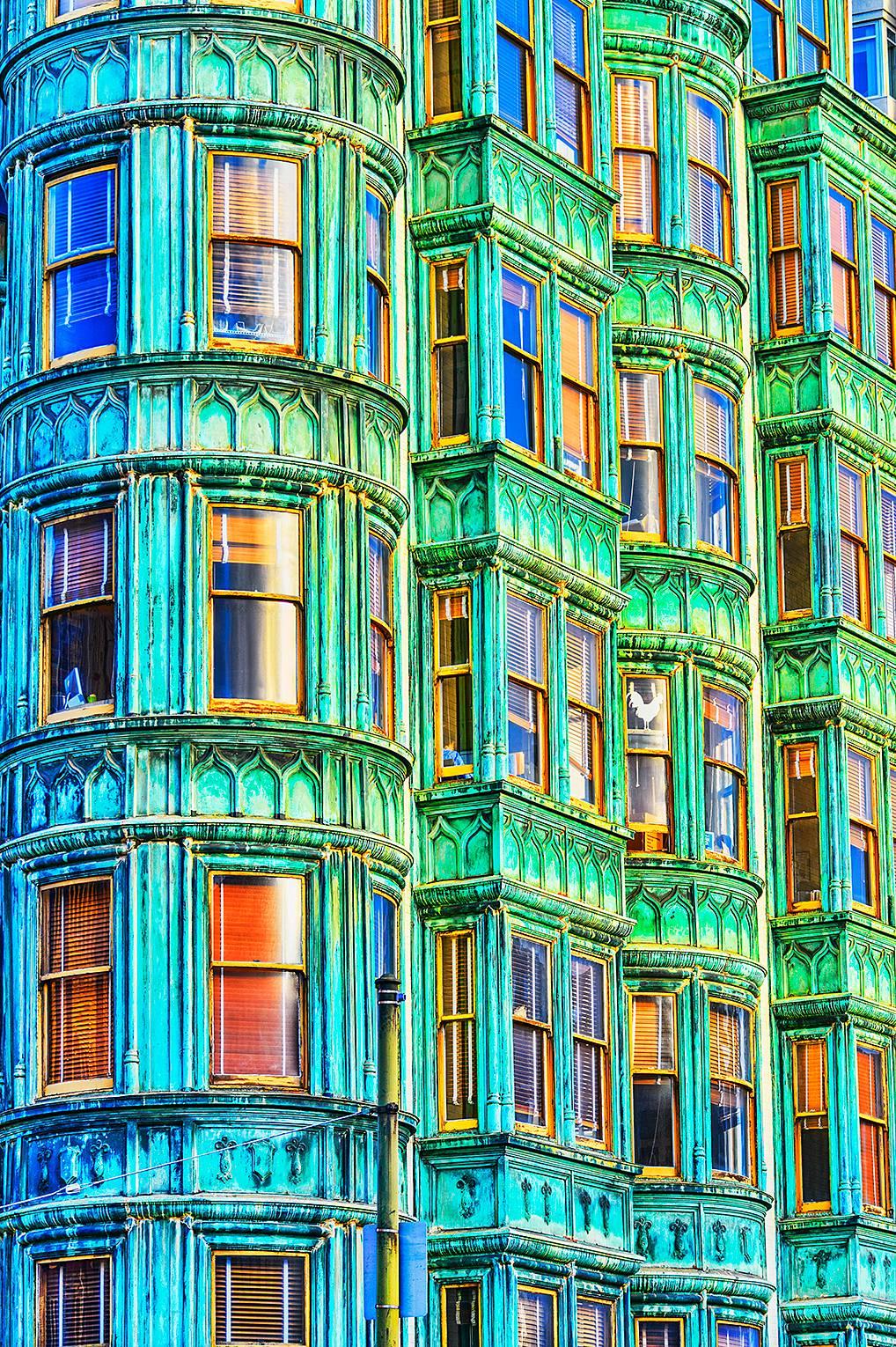 Mitchell Funk Abstract Photograph – Sentinel Building, San Francisco, San Francisco