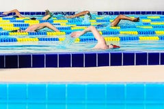 Swimmers dans le parc Flamingo  Miami Beach 