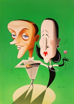 Retro Fred Astaire and Diana Vreeland, Vanity Fair Magazine