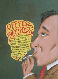 Vintage Reefer Madness, Marajuana  - Pot  - Cannabis - Cover Atlantic Monthly Magazine